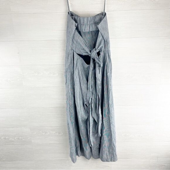 Club Monaco Dalennah Cropped Wide Leg Linen Blend Jumpsuit NWT - Picture 6 of 9